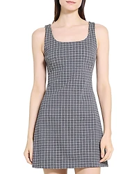 Theory Scoop Neck Mini Dress