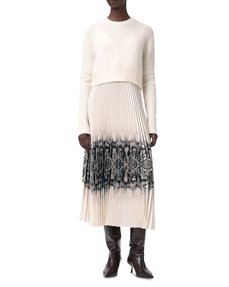 Allsaints Curtis Ophis Dress and Sweater