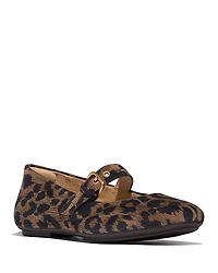 FitFlop Women's Delicato Leopard Mary Jane Flats