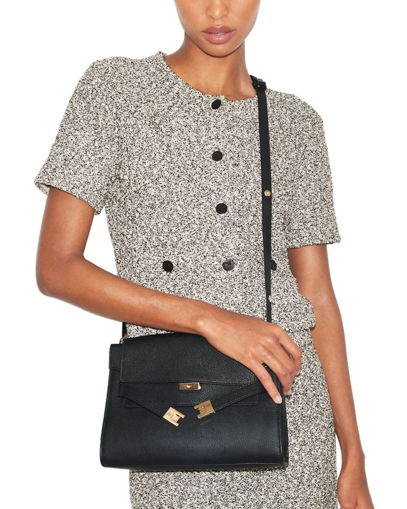 Lee Radziwill Leather Shoulder Bag
