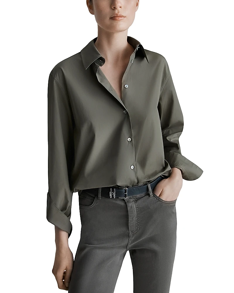 Marella Frizzo Olive Blouse