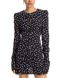 Essentiel Antwerp Imke Bow Detail Ruched Dress