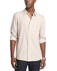 Michael Kors Classic Stripe Button Up Shirt