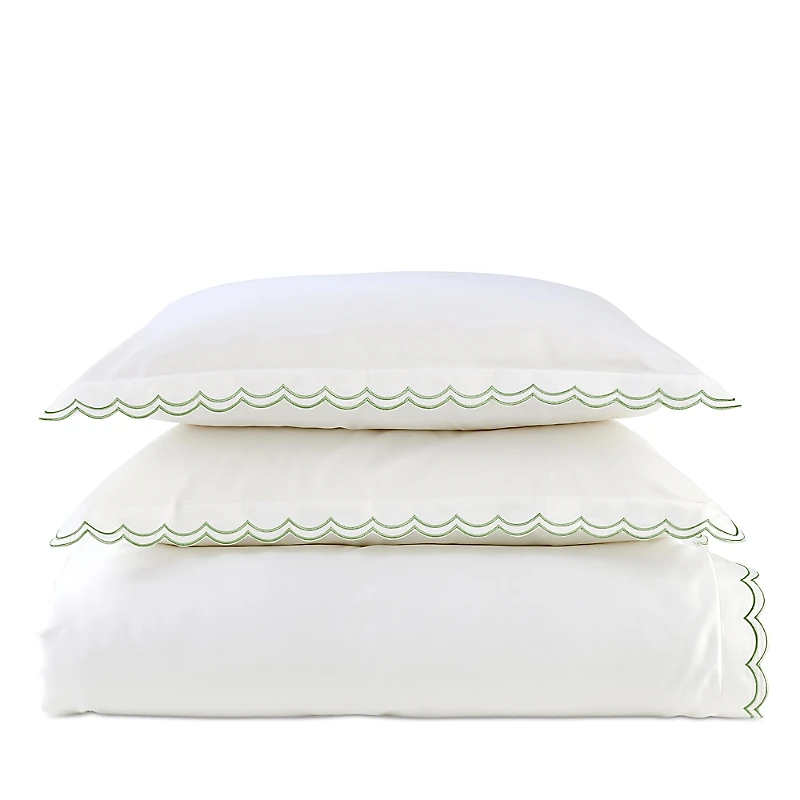 Christy Scallop Edge Duvet Cover Set