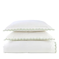 Christy Scallop Edge Duvet Cover Set