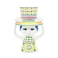 Rosendahl Lady With Hat 9.6 Vase, Green