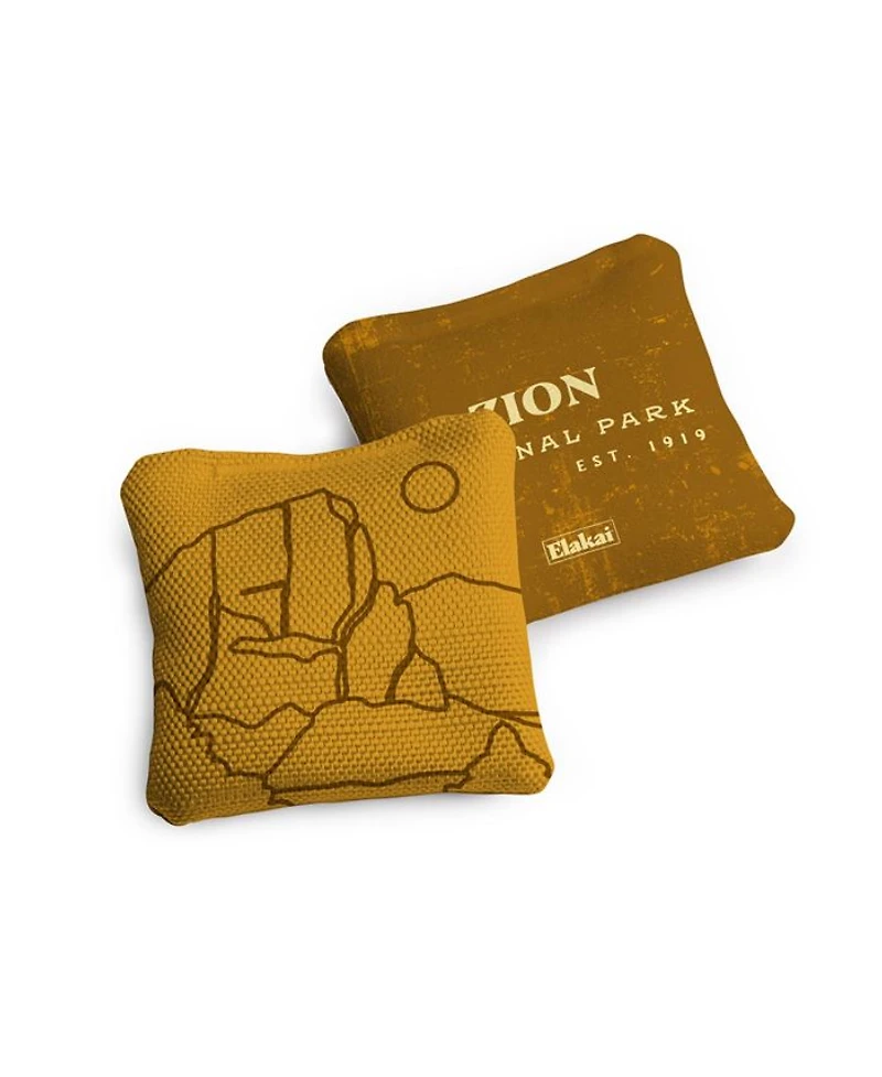 4x4 Zion National Park Durasuede + Turbo Polyglide Pilot Versacraft Cornhole Bags