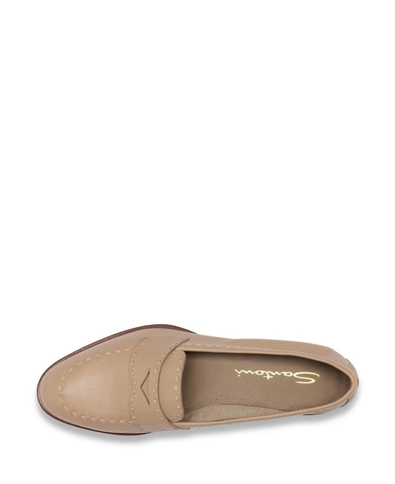 Women's Tumbled Leather Penny Loafer