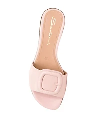 Women's Leather Slide Sandal