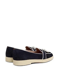 Women's Suede and Leather Tassel Loafer