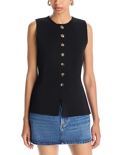 Aqua Sleeveless Sweater - Exclusive