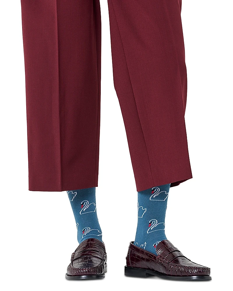 Happy Socks Swan Print Socks