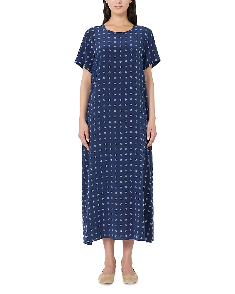 Weekend Max Mara Revere Navy Silk Dress