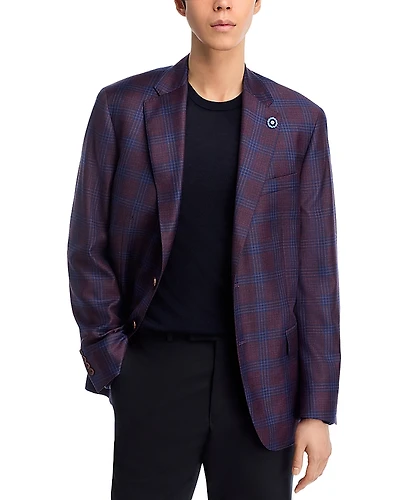 Hart Schaffner Marx New York Plaid Classic Fit Sport Coat
