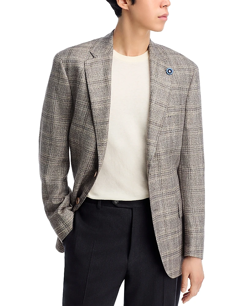 Hart Schaffner Marx Plaid Classic Fit Sport Coat