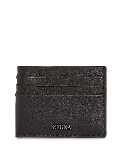 Zegna Secondskin Leather Card Case