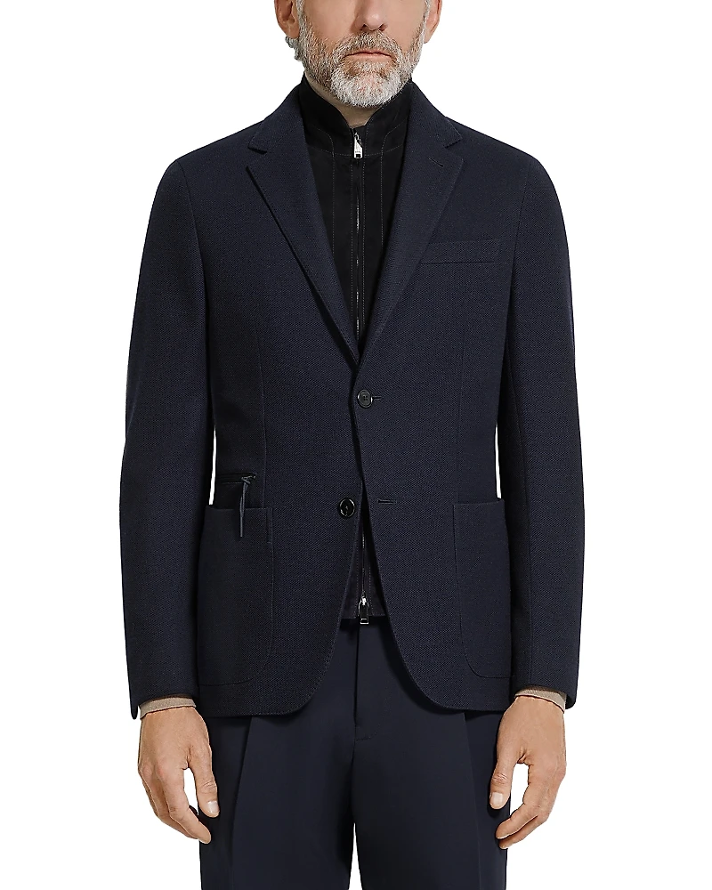 Zegna High Performance Jersey Sweater Jacket