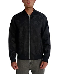 Karl Lagerfeld Paris Camo Bomber Jacket