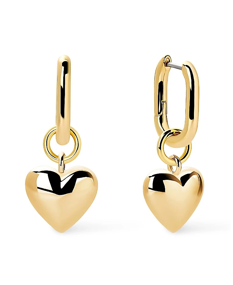 Ana Luisa Gold Wesley Heart Earrings