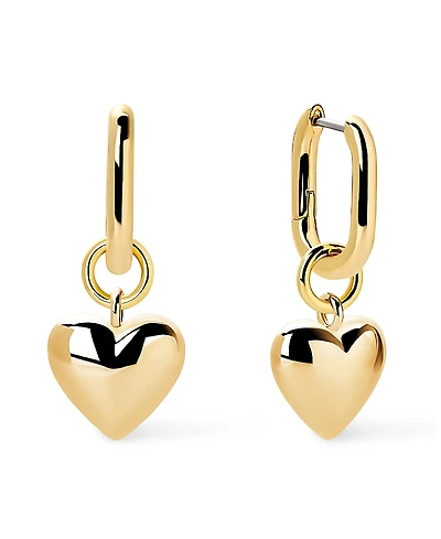 Ana Luisa Gold Wesley Heart Earrings