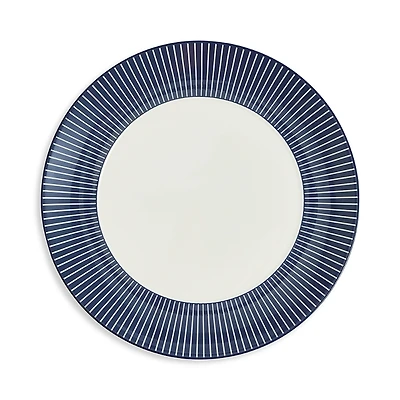 Wedgwood Gio 9.3 Plate, Pinstripe Blue