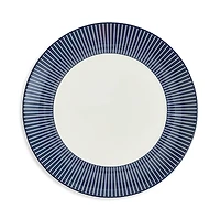 Wedgwood Gio 9.3 Plate, Pinstripe Blue