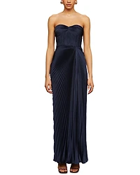 Amur Joyceanne Plisse Gown