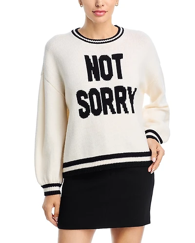 Alice and Olivia Ogden Not Sorry Sweater