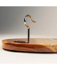 The River Epoxy Resin with Live Edge Acacia Wayfarer ART Hook & Ring Game