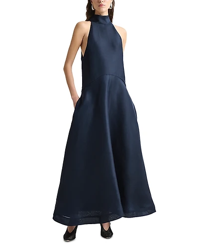 Altuzarra Becca Silk Halter Dress
