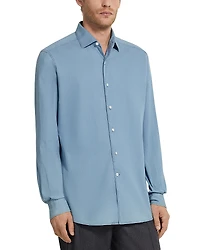 Zegna Cotton Regular Fit Button Down Shirt