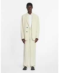 Loose Fitting Wool Blend Jacket