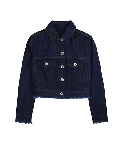 Girls' Short Denim Jacket - Little Kid, Big Kid