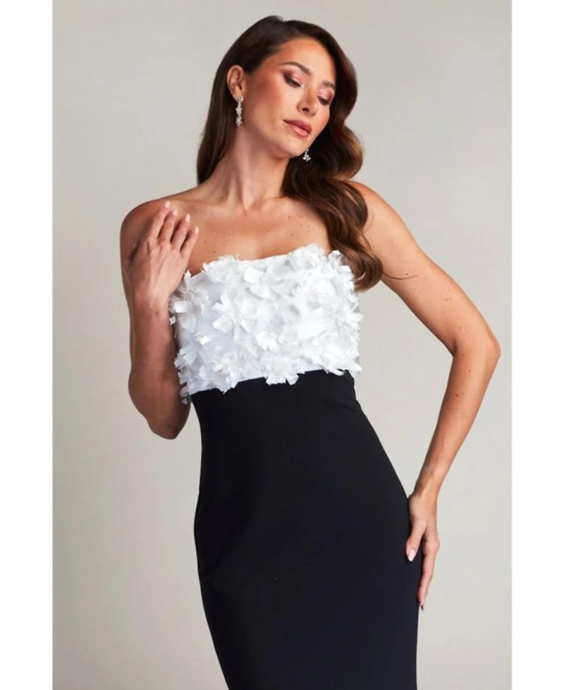 Baldwin Floral Appliquéd Gown