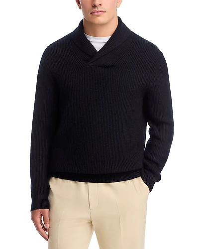 Vince Shaker Shawl Collar Sweater