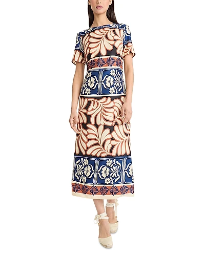 Donna Morgan Printed Midi Dress