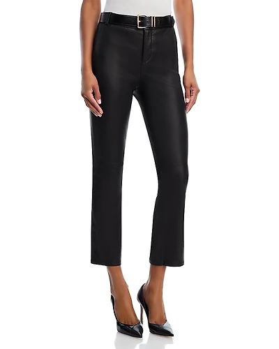 L'Agence Ketra Leather Baby Boot Pants