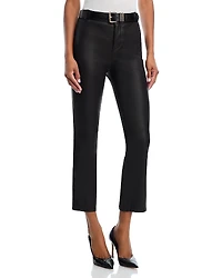 L'Agence Ketra Leather Baby Boot Pants