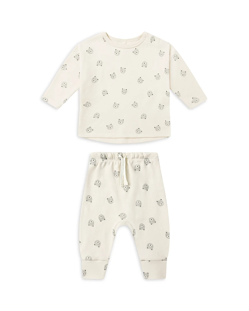Quincy Mae Boys' Long Sleeve Tee & Pants Set - Baby