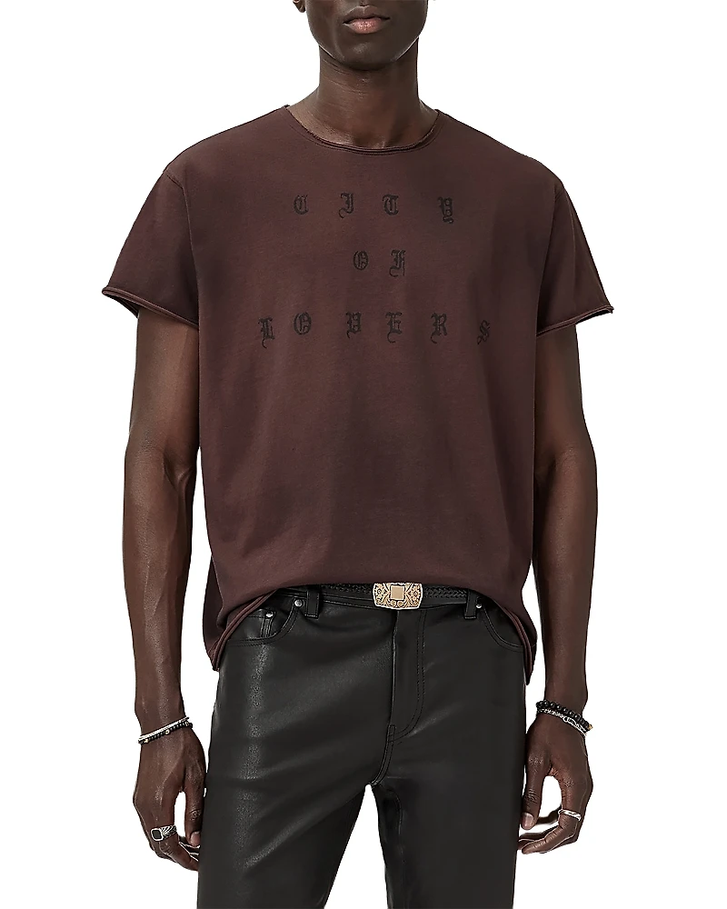 John Varvatos Raw Edge City of Lovers Relaxed Fit Tee