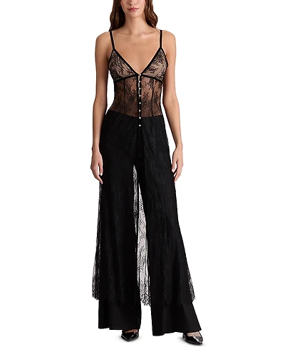 Alice and Olivia Melodie Lace Maxi Top