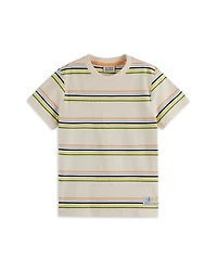 Scotch & Soda Boys' Relaxed Fit Striped Tee - Big Kid