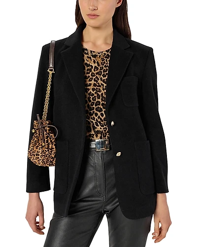 Gerard Darel Ninaelle Notched Lapel Blazer