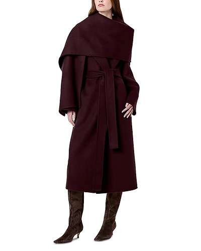 Nicholas Candice Scarf Neck Long Coat