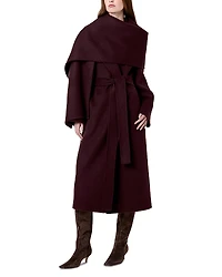 Nicholas Candice Scarf Neck Long Coat