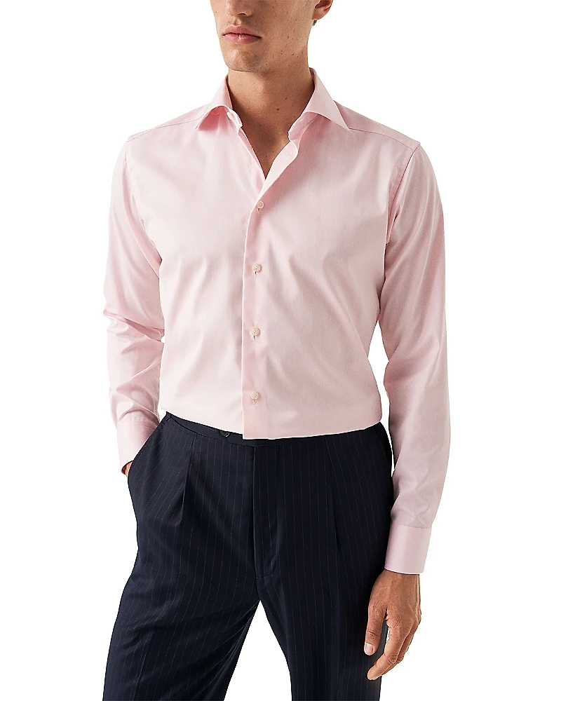 Eton Twill Slim Fit Button Down Shirt