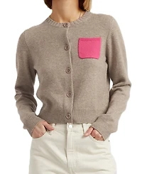 Chinti & Parker Women's Wool Cashmere Contract Pocket Cardigan