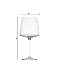 Sensa Burgundy Wine Glass, Set of 6