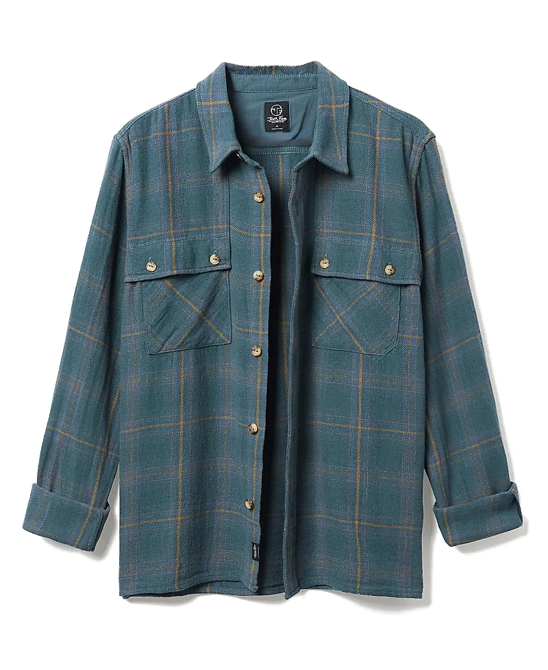 Junk Food Clothing Unisex Twill Plaid Boxy Shirt