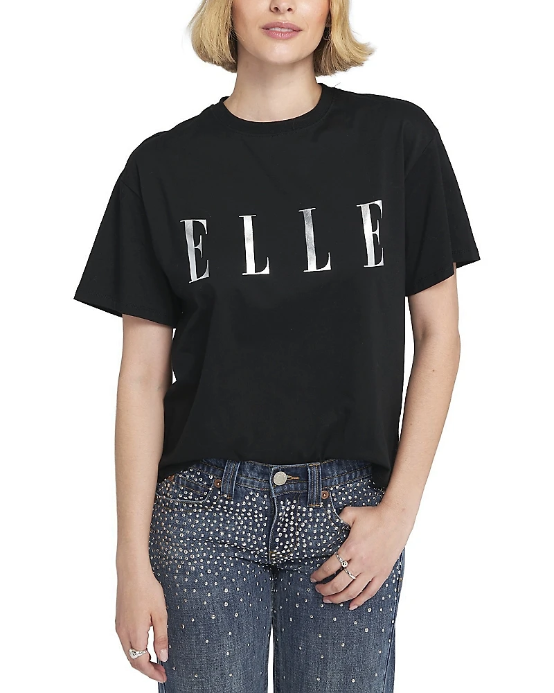Elle Collection Logo Foil Printed Tee
